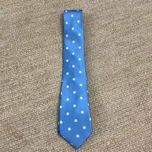 Never worn blue with white dots neck tie
